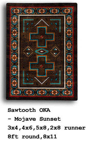 Outpost Rug Collection-Sawtooth Mojave-Sunset Outpost Rug Collection-Sawtooth Mojave-Sunset