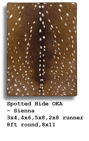 Outpost Rug Collection-Spotten Hide-Sienna