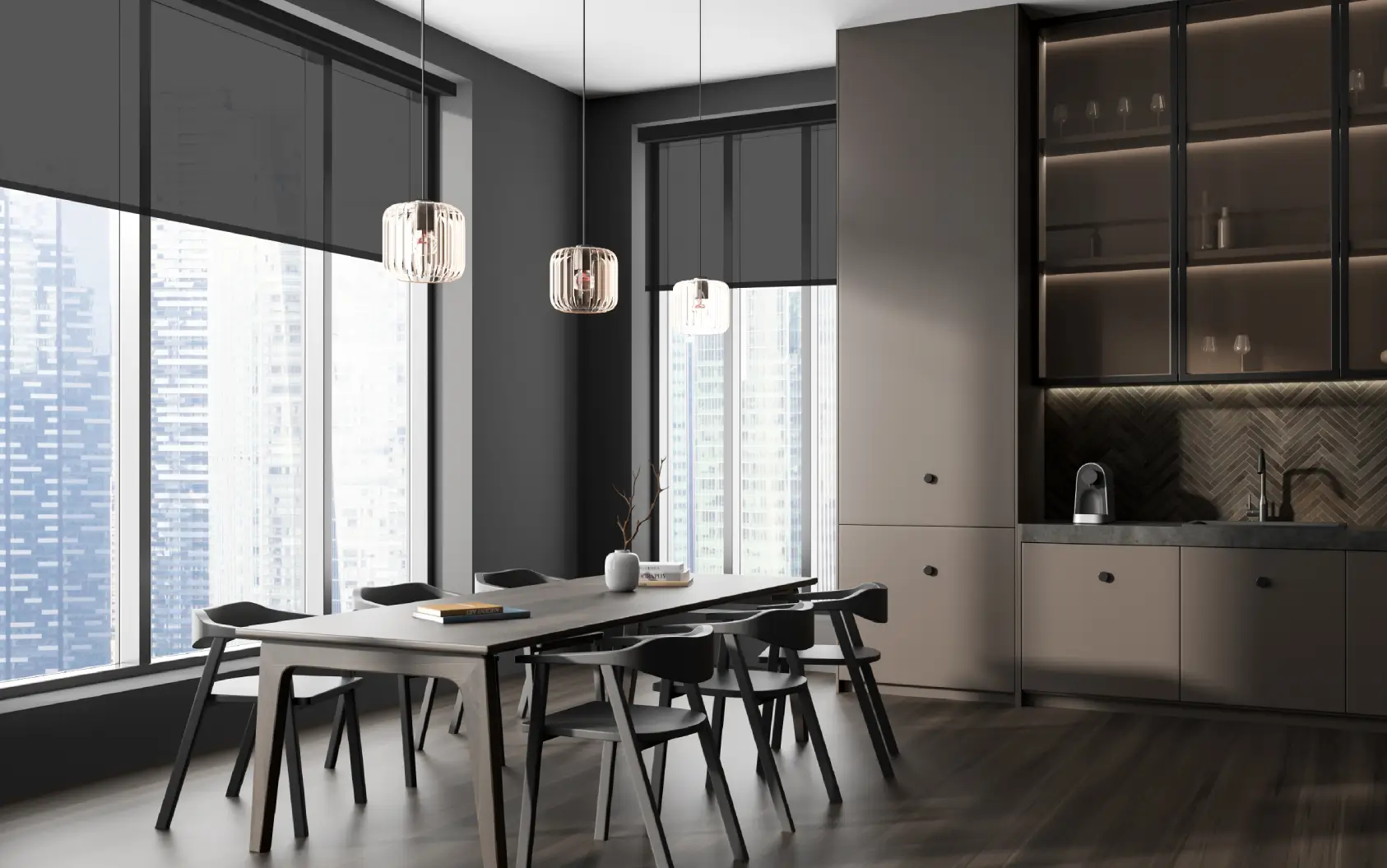 Dallas/Fort Worth powered roller shades