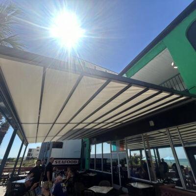 Dallas, TX Patio retractable pergola-Pergostar Plus 016