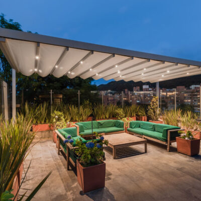 Dallas, TX Patio retractable pergola-Pergostar-Romano 007