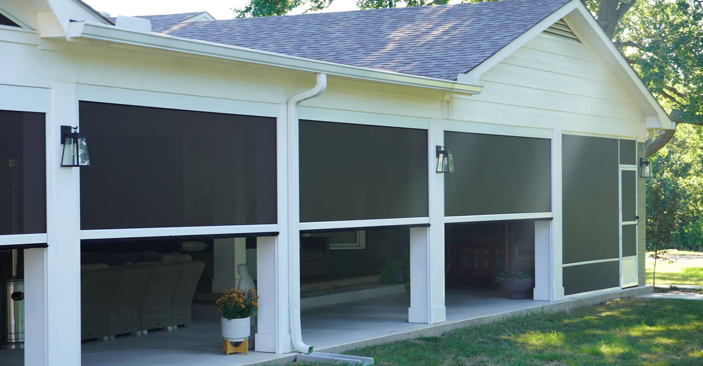 motorized retractable screens Dallas, Texas
