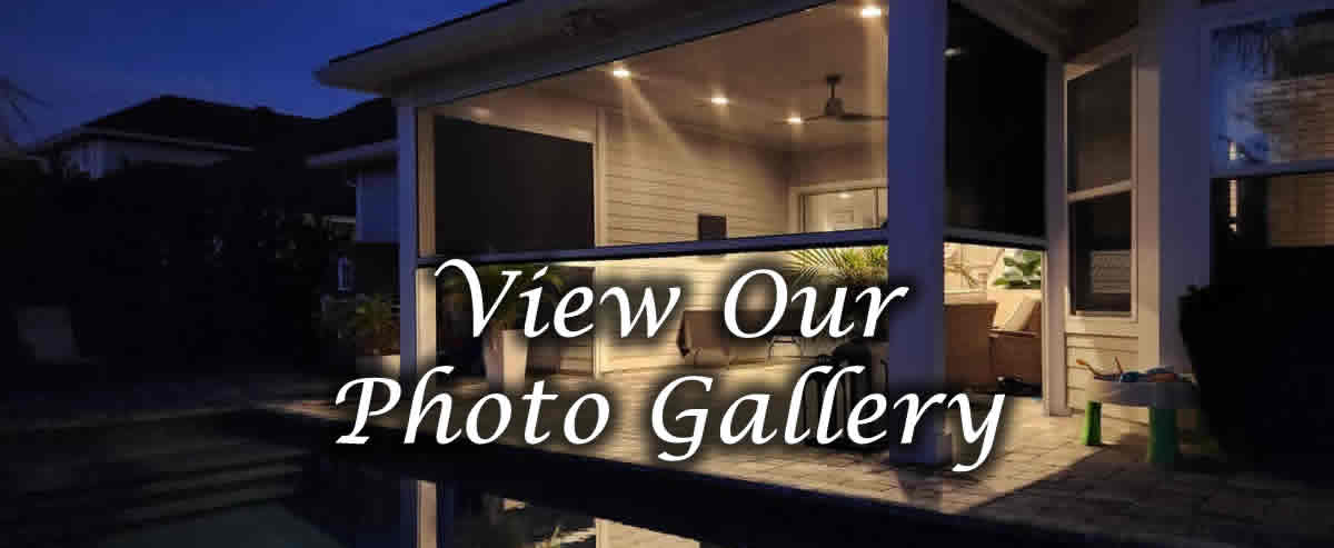 Job Photo Gallery - motorized screens for patios and porches in Dallas, Fort Worth, Gainesville, Texas